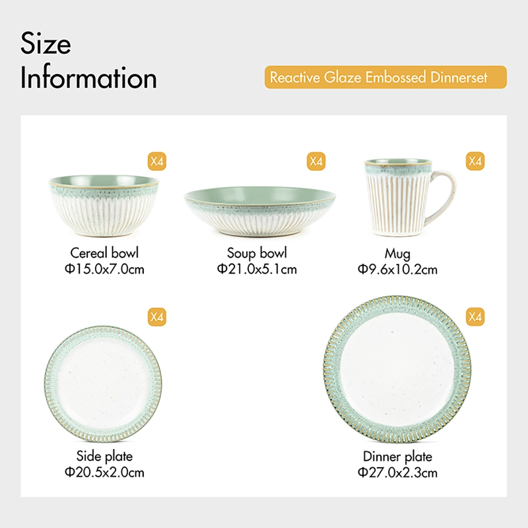 Factory Direct Modern Ceramic Dinner Dishes & Plates Porcelain Dishes Crockery Dinnerware Sets