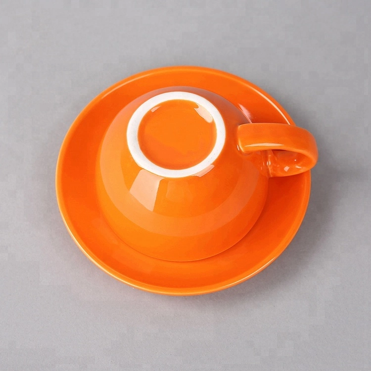 Custom Classic Tea Espresso Ceramic Coffee Cup / Ceramic Cup & Saucer