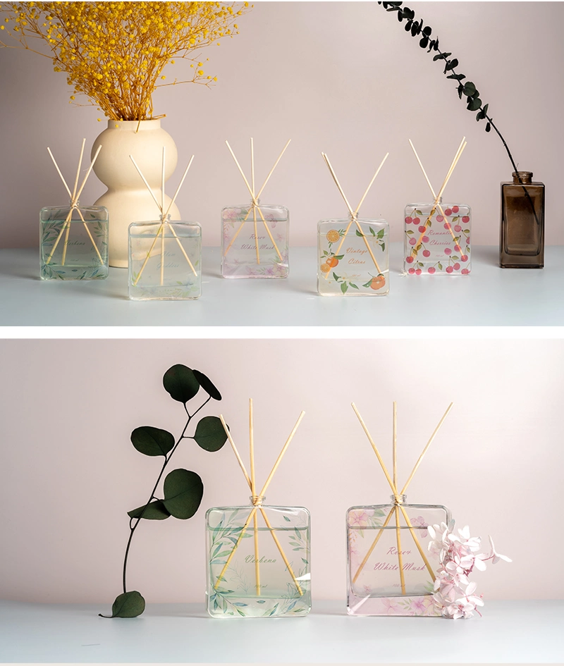 Rattan Sticks Reed Diffuser, Home Air Freshener, Wedding Holiday Decoration, Romantic Cherry